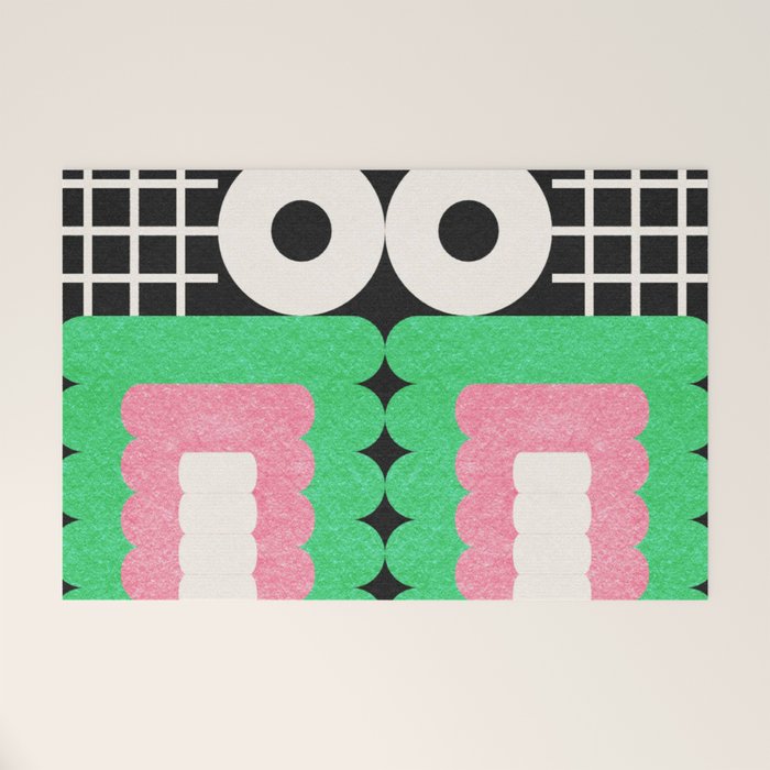 Funny Face Welcome Mat Gallery Image 1 - Adult & Kids T-Shirts, Sweatshirts & Hoodies apparel design preview 1