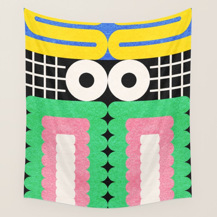 Funny Face Wall Tapestry Gallery Image 4 - Adult & Kids T-Shirts, Sweatshirts & Hoodies apparel design preview 1