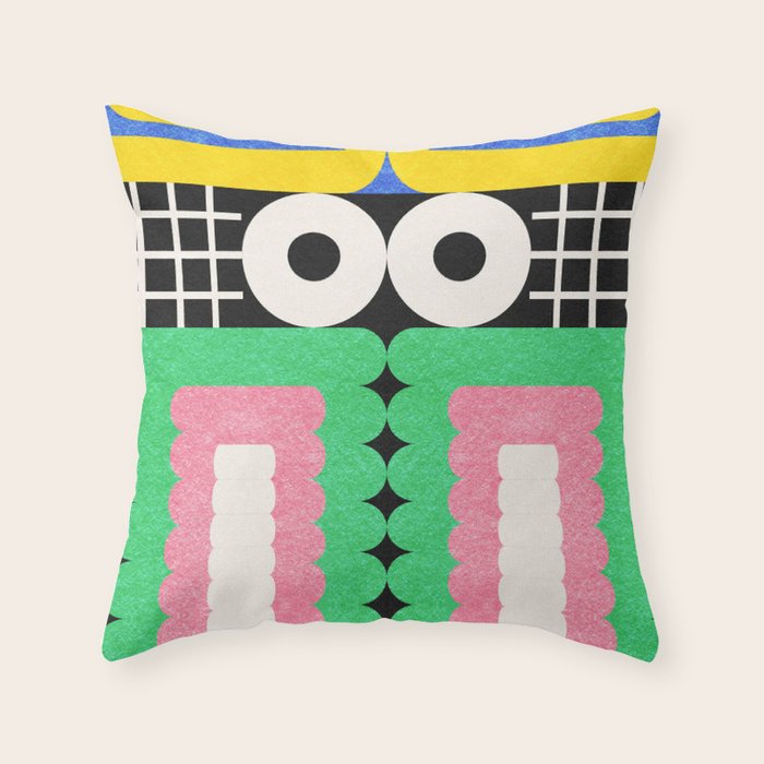 Funny Face Throw Pillow Gallery Image 6 - Adult & Kids T-Shirts, Sweatshirts & Hoodies apparel design preview 1