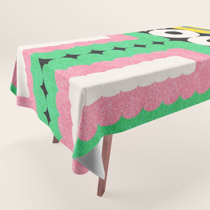 Funny Face Tablecloth Gallery Image 1 - Adult & Kids T-Shirts, Sweatshirts & Hoodies apparel design preview 1