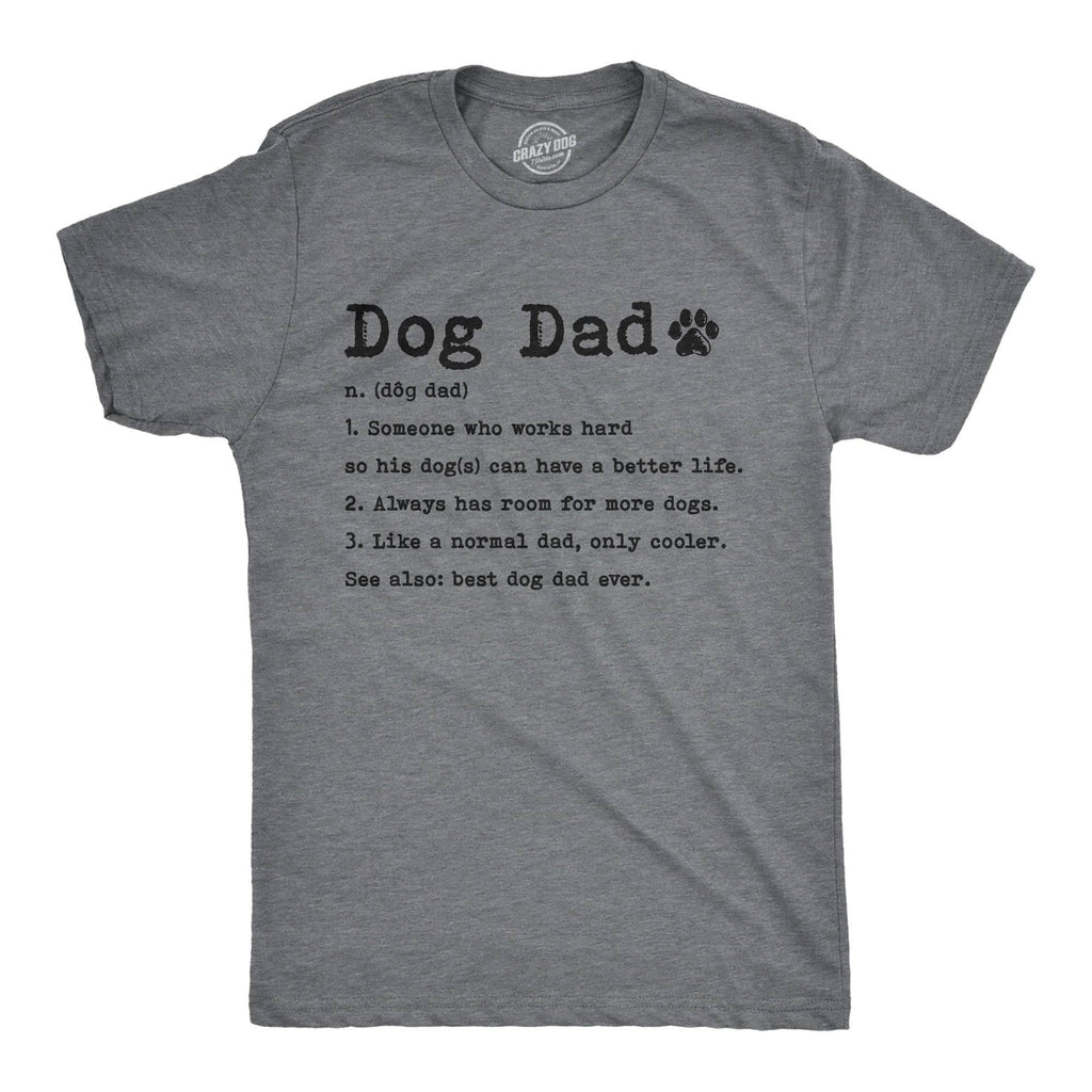 Dog Dad Definition Men's - Adult & Kids T-Shirts, Sweatshirts & Hoodies apparel design preview 1