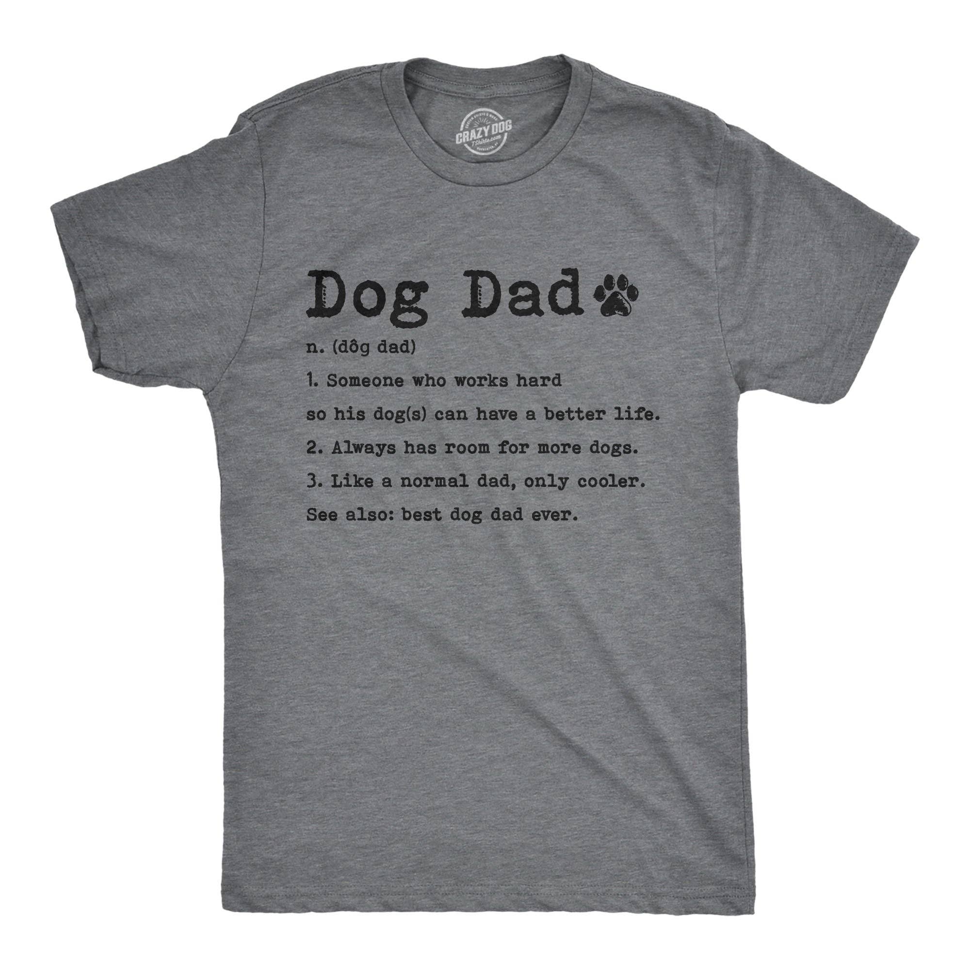 Dog Dad Definition Men's - Adult & Kids T-Shirts, Sweatshirts & Hoodies apparel design preview 1