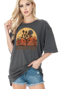 Unisex Oversized Joshua Tree Graphic Top - Adult & Kids T-Shirts, Sweatshirts & Hoodies apparel design preview 1
