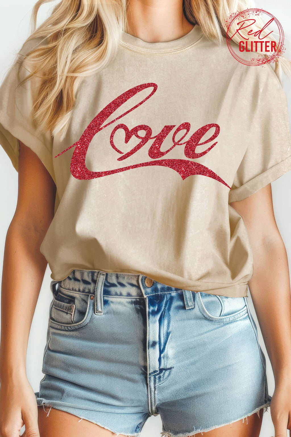 Love Valentines Day Glitter Mineral Graphic - Adult & Kids T-Shirts, Sweatshirts & Hoodies apparel design preview 1