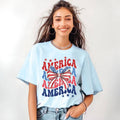 America Bow Premium Chambray - Adult & Kids T-Shirts, Sweatshirts & Hoodies apparel design preview 1