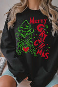 Merry Grinchmas Puff Graphic Brushed - Adult & Kids T-Shirts, Sweatshirts & Hoodies apparel design preview 1