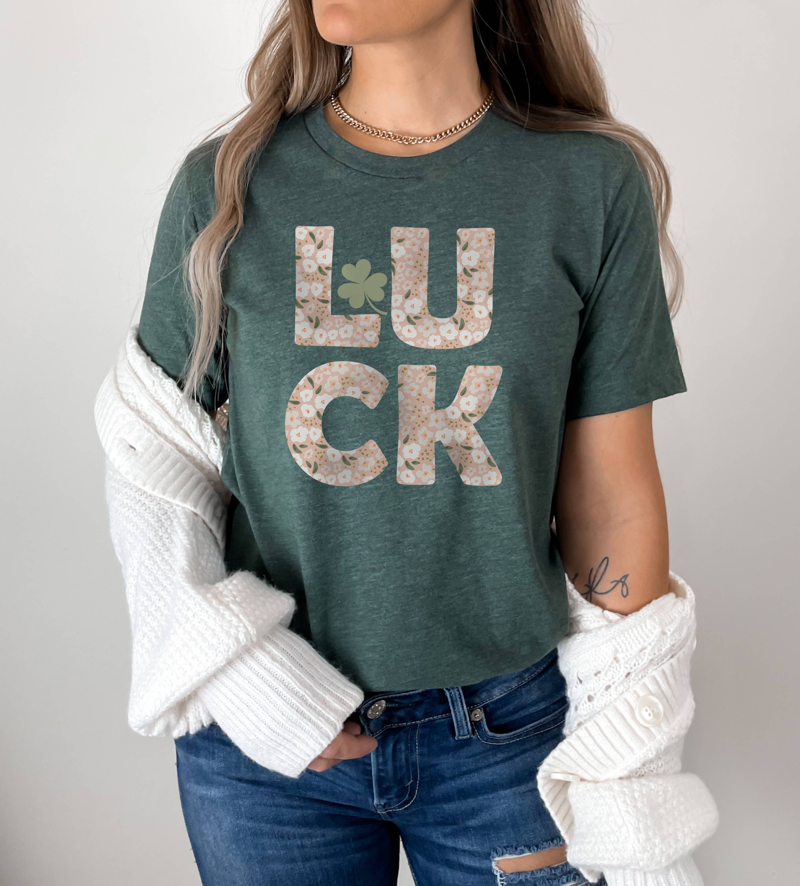 Luck St. Patrick's Day Sizes XS-2XL - Adult & Kids T-Shirts, Sweatshirts & Hoodies apparel design preview 1