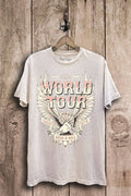 World Tour Rock Roll Eagle Graphic Top - Adult & Kids T-Shirts, Sweatshirts & Hoodies apparel design preview 1
