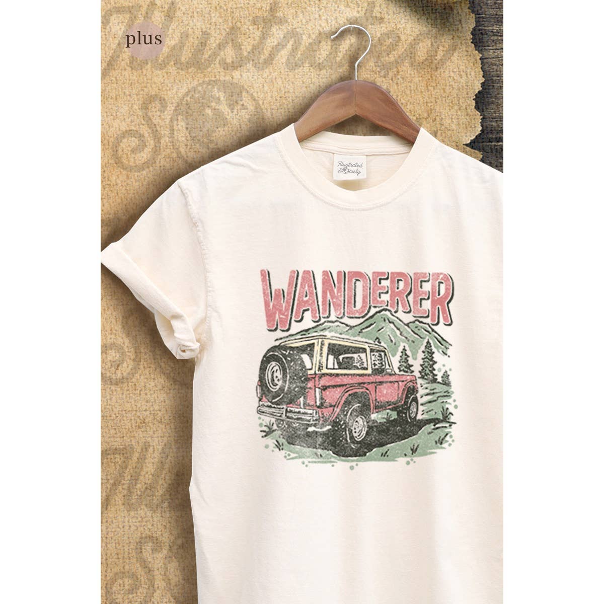 Wanderer Vintage Graphic Plus - Adult & Kids T-Shirts, Sweatshirts & Hoodies apparel design preview 1