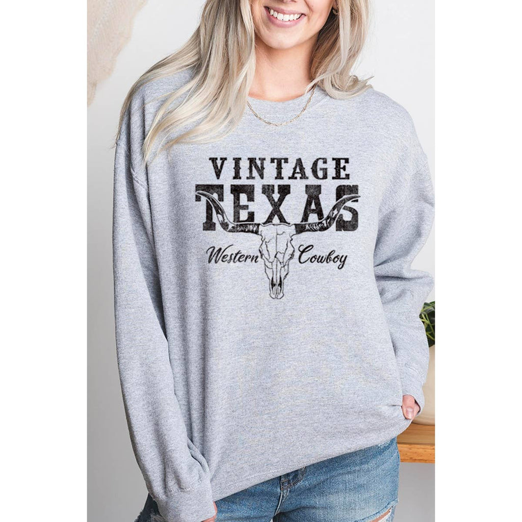 Vintage Texas Graphic - Adult & Kids T-Shirts, Sweatshirts & Hoodies apparel design preview 1