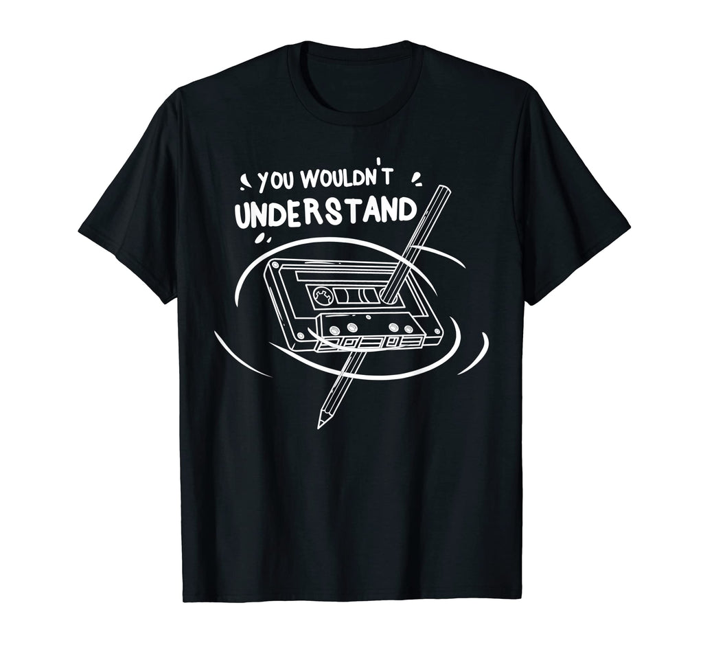 Never Forget Cassette Tape Old School T-Shirt - Aesthetic Graphic Men Women - T-Shirt, Sweatshirt, Hoodie