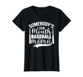 Funny Somebodys Loud Mouth Baseball Mama T-Shirt - Trendy Graphic Unisex - T-Shirt, Sweatshirt, Hoodie