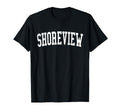 Shoreview Mn Distressed White Varsity T-Shirt - Unique Graphic Unisex - T-Shirt, Sweatshirt, Hoodie
