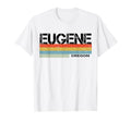 Eugene Oregon Stripes T-Shirt - Fun Novelty Design Unisex - T-Shirt, Sweatshirt, Hoodie