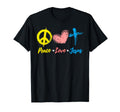 Peace Love Jesus Christ Christian T-Shirt - Minimalist Print Men Women - T-Shirt, Sweatshirt, Hoodie
