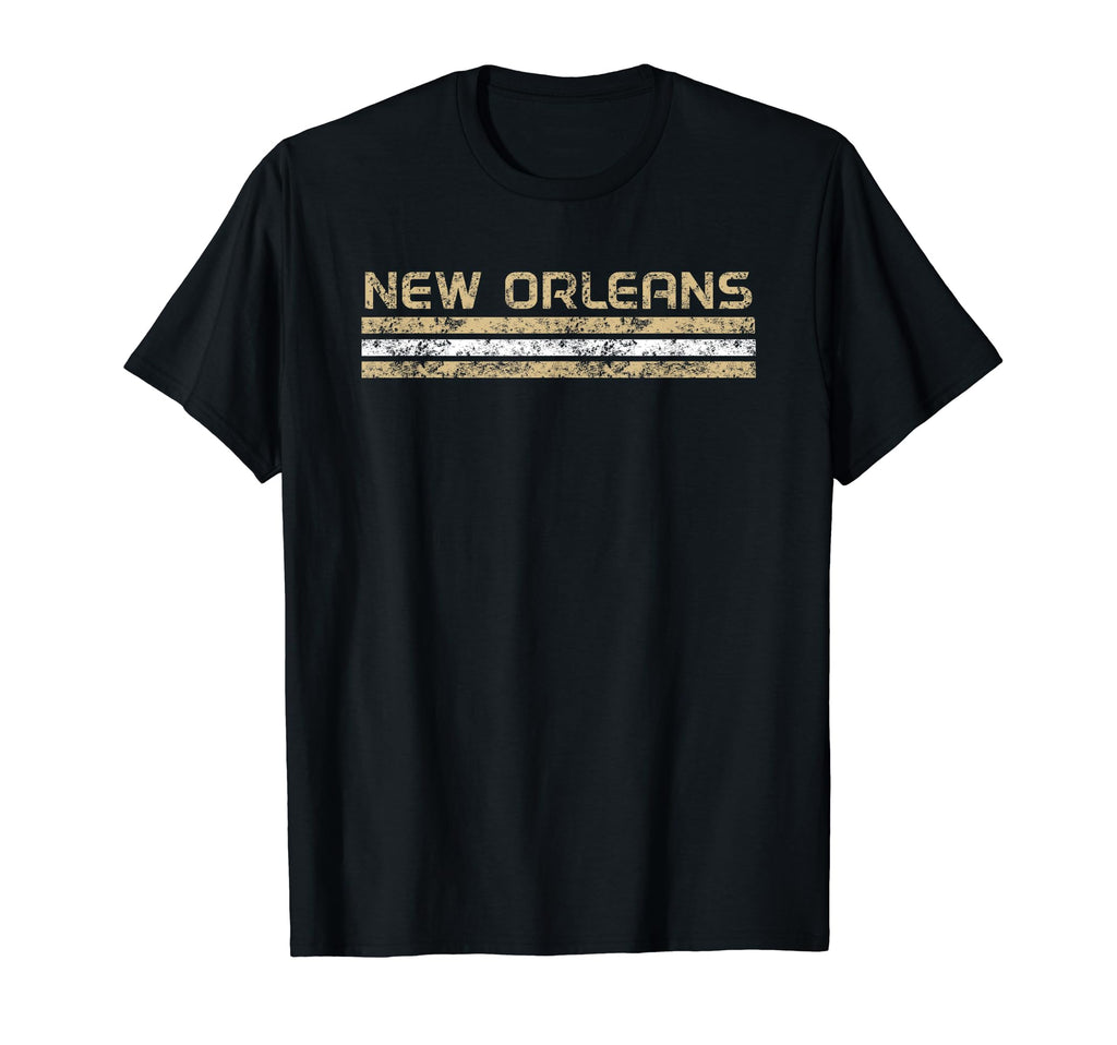 New Orleans Louisiana Weathered Stripe T-Shirt - Trendy Graphic for Adults - T-Shirt, Sweatshirt, Hoodie