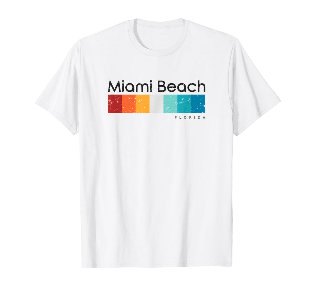 Miami Beach Fl Florida T-Shirt - Trendy Graphic for Adults - T-Shirt, Sweatshirt, Hoodie