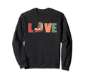 Roller Skating Roller Skate Love Sweatshirt - Minimalist Print for Adults - T-Shirt, Sweatshirt, Hoodie