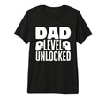Mens Funny Dad Level Unlocked Fathers T-Shirt - Graphic Print Men Women - T-Shirt, Sweatshirt, Hoodie