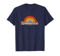Woodstock Illinois Il Rainbow 70S T-Shirt - Novelty Apparel for Adults - T-Shirt, Sweatshirt, Hoodie