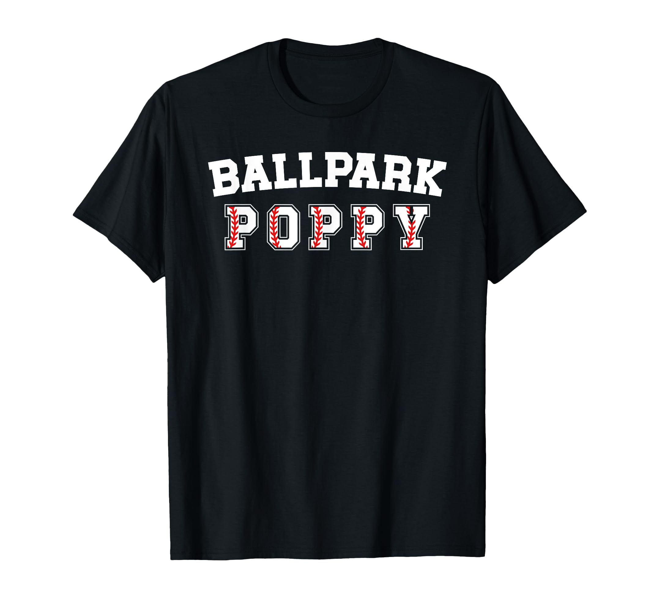 Ballpark Poppy Baseball Poppy T-Shirt - Minimalist Print Men Women - T-Shirt, Sweatshirt, Hoodie