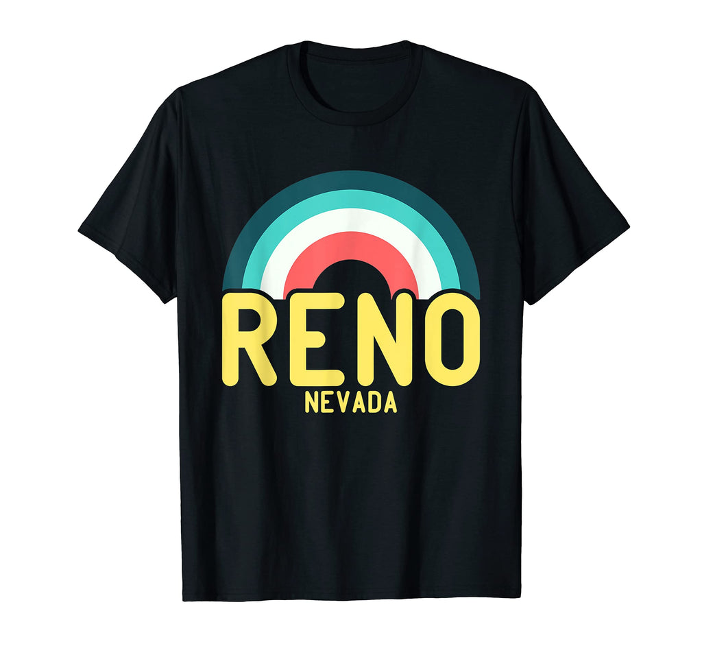 Reno Nevada Rainbow T-Shirt - Casual Everyday Wear Men Women - T-Shirt, Sweatshirt, Hoodie