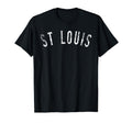 St Louis Distressed Text Sl T-Shirt - Streetwear Style for Adults - T-Shirt, Sweatshirt, Hoodie