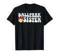 Ballpark Sister Groovy Softball T-Shirt - Aesthetic Graphic Unisex - T-Shirt, Sweatshirt, Hoodie