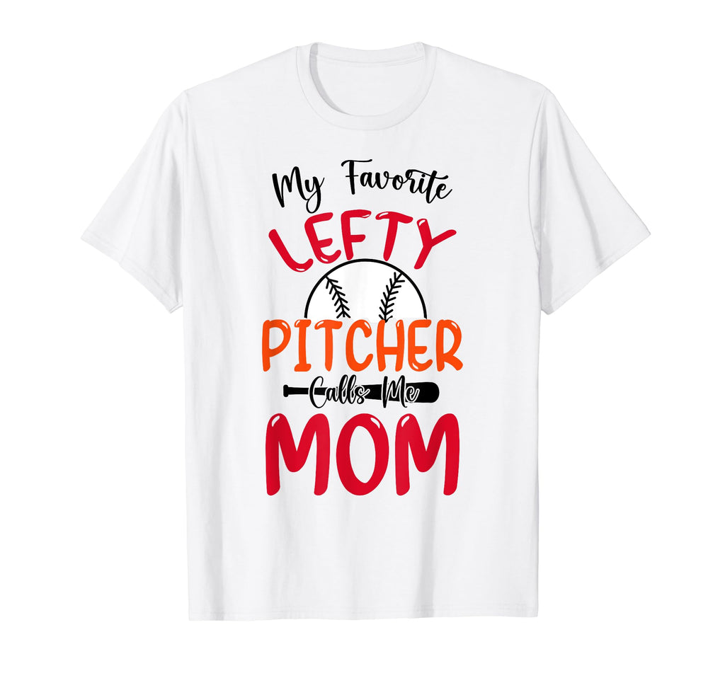 Proud Lefty Pitcher Mom Baseball T-Shirt - Trendy Graphic Men Women - T-Shirt, Sweatshirt, Hoodie