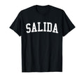 Salida Ca Distressed White Varsity T-Shirt - Minimalist Print for Adults - T-Shirt, Sweatshirt, Hoodie