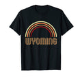 Wyoming And Rainbow T-Shirt - Streetwear Style Unisex - T-Shirt, Sweatshirt, Hoodie