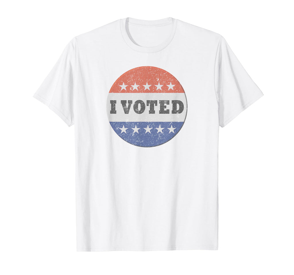 I Voted 2020 Vote Distressed T-Shirt - Novelty Apparel Men Women - T-Shirt, Sweatshirt, Hoodie