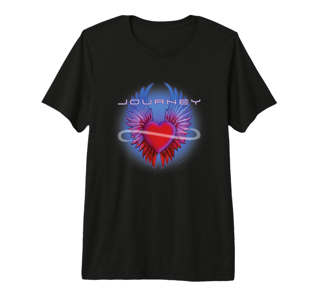Journey Band Infinity Winged Heart Music T-Shirt - Custom Art Print Unisex - T-Shirt, Sweatshirt, Hoodie
