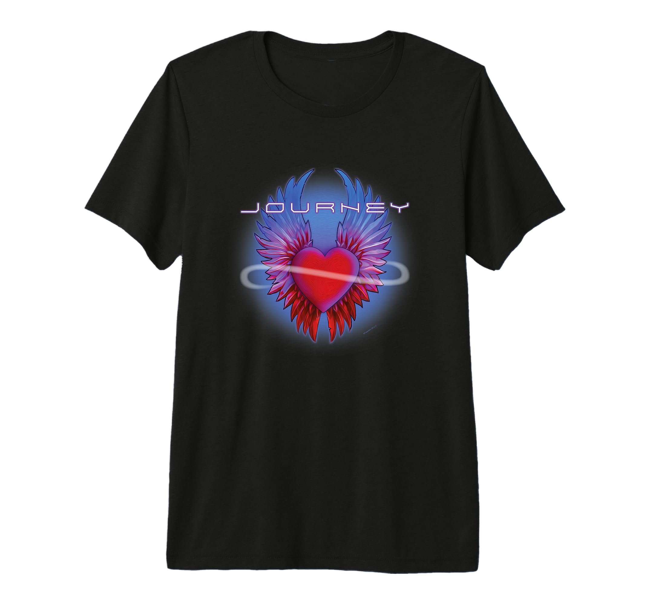 Journey Band Infinity Winged Heart Music T-Shirt - Custom Art Print Unisex - T-Shirt, Sweatshirt, Hoodie