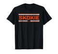 Skokie Il Distressed T-Shirt - Custom Art Print for Adults - T-Shirt, Sweatshirt, Hoodie