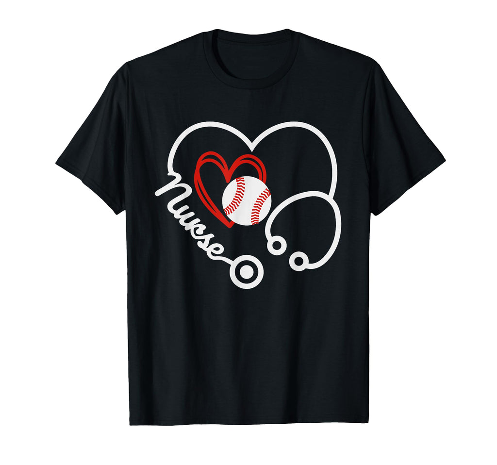 Nurse Baseball Lover T-Shirt - Casual Everyday Wear Unisex - T-Shirt, Sweatshirt, Hoodie