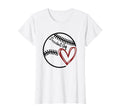 Baseball Gg Heart Grandma T-Shirt - Fun Novelty Design Men Women - T-Shirt, Sweatshirt, Hoodie