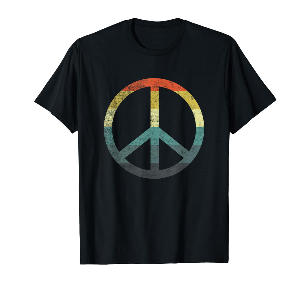 Distressed Peace Sign T-Shirt - Unique Graphic Unisex - T-Shirt, Sweatshirt, Hoodie