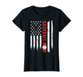 Womens Baseball Mom American Flag T-Shirt - Streetwear Style Men Women - T-Shirt, Sweatshirt, Hoodie