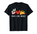 Peace Love Mexico Cinco De Mayo T-Shirt - Custom Art Print for Adults - T-Shirt, Sweatshirt, Hoodie