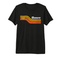 Moore 70S 80S Tri Blend T-Shirt - Trendy Graphic for Adults - T-Shirt, Sweatshirt, Hoodie