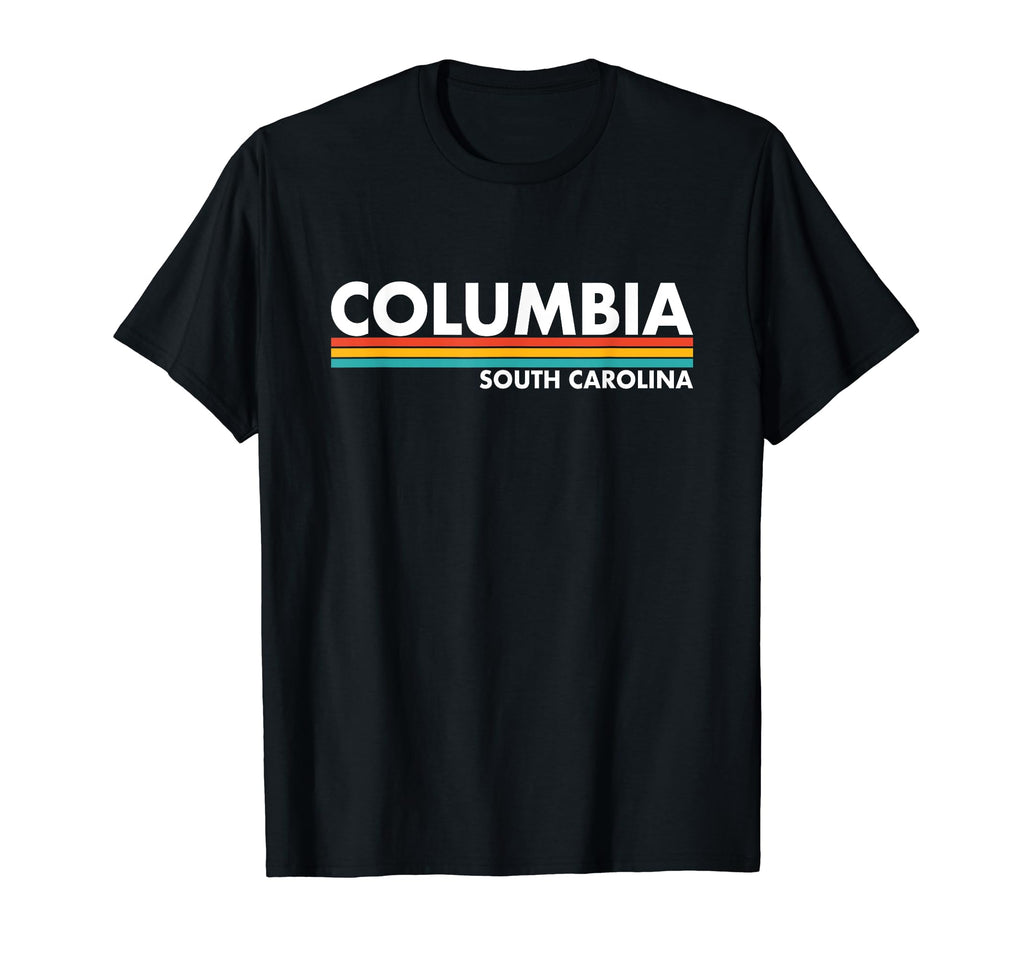 Columbia South Carolina Stripes T-Shirt - Novelty Apparel for Adults - T-Shirt, Sweatshirt, Hoodie