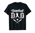 Mens Baseball Dad Fathers Day T-Shirt - Custom Art Print Men Women - T-Shirt, Sweatshirt, Hoodie