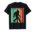 1970S Rainbow Bigfoot Silhouette T-Shirt - Casual Everyday Wear for Adults - T-Shirt, Sweatshirt, Hoodie