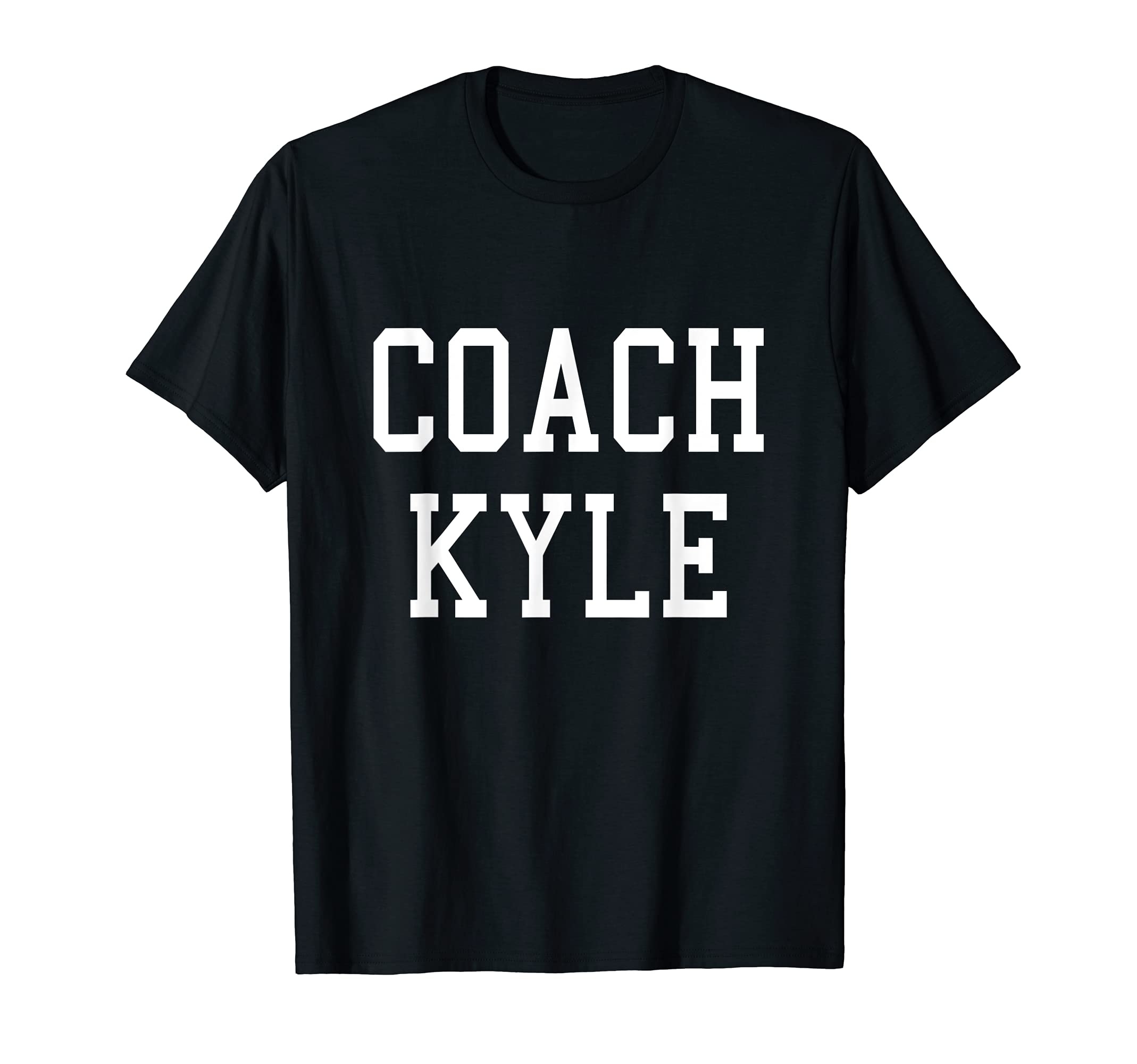 Coach Kyle Custom Football Soccer T-Shirt - Minimalist Print for Adults - T-Shirt, Sweatshirt, Hoodie
