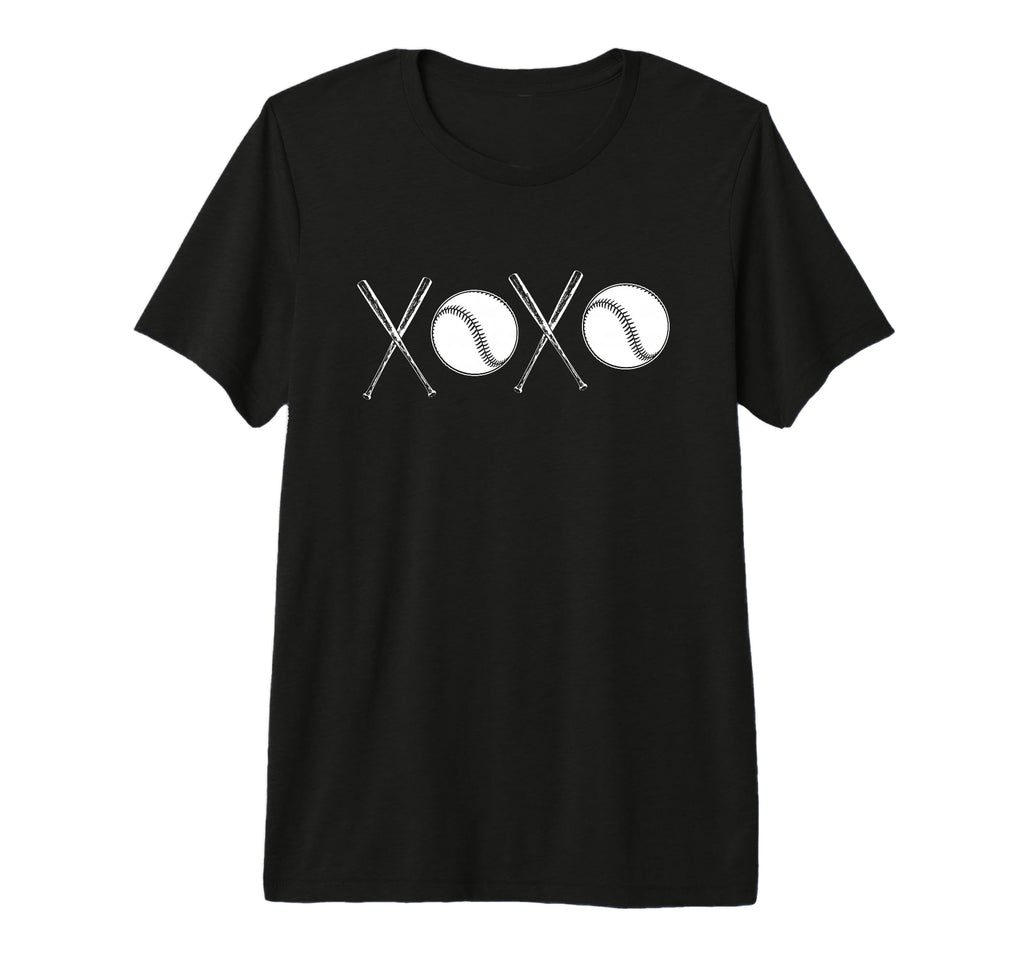 Baseball Love Xoxo T-Shirt - Custom Art Print Men Women - T-Shirt, Sweatshirt, Hoodie