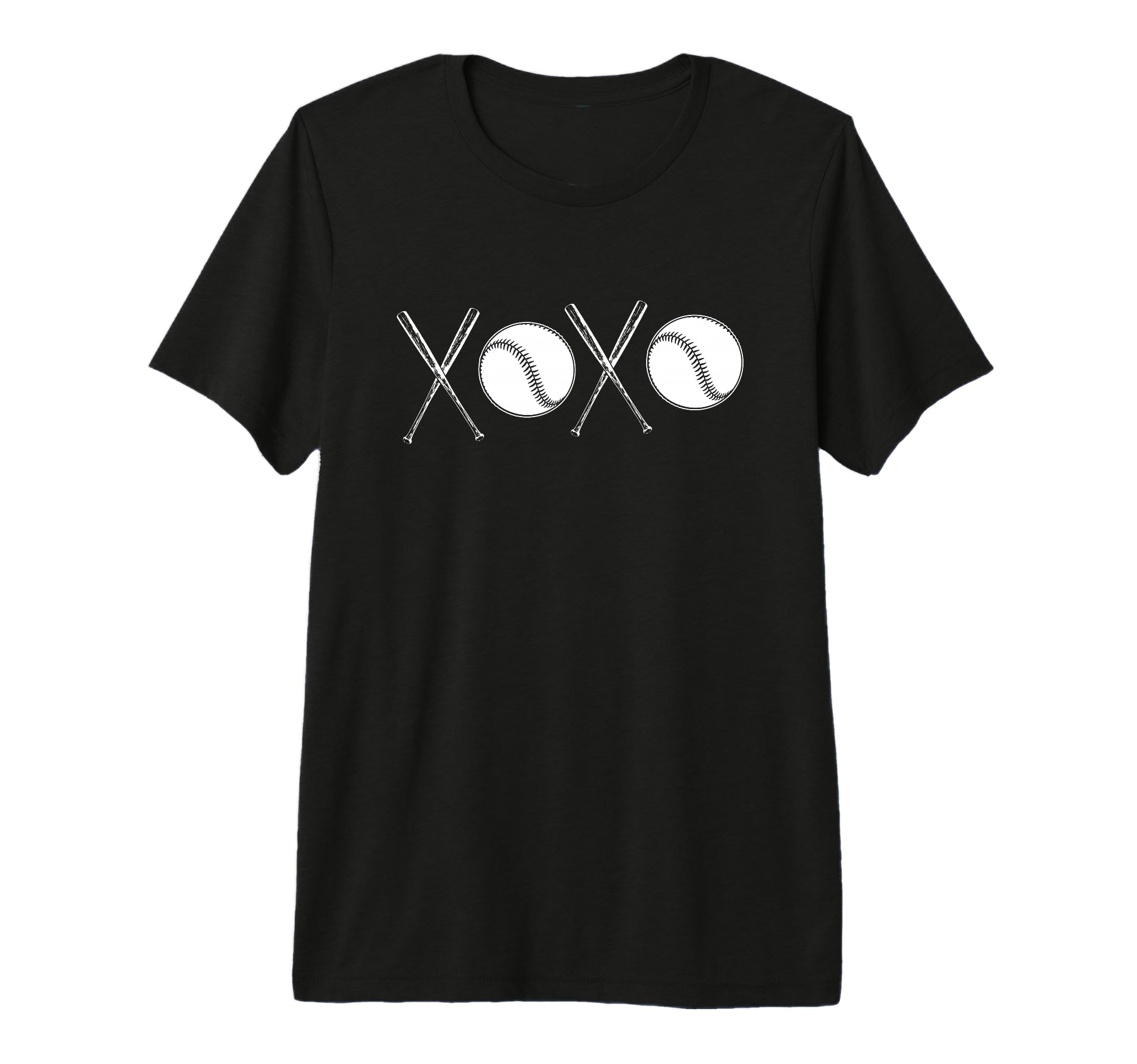 Baseball Love Xoxo T-Shirt - Custom Art Print Men Women - T-Shirt, Sweatshirt, Hoodie