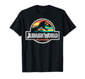 Jurassic World Skeleton Logo Sunset T-Shirt - Fun Novelty Design Men Women - T-Shirt, Sweatshirt, Hoodie