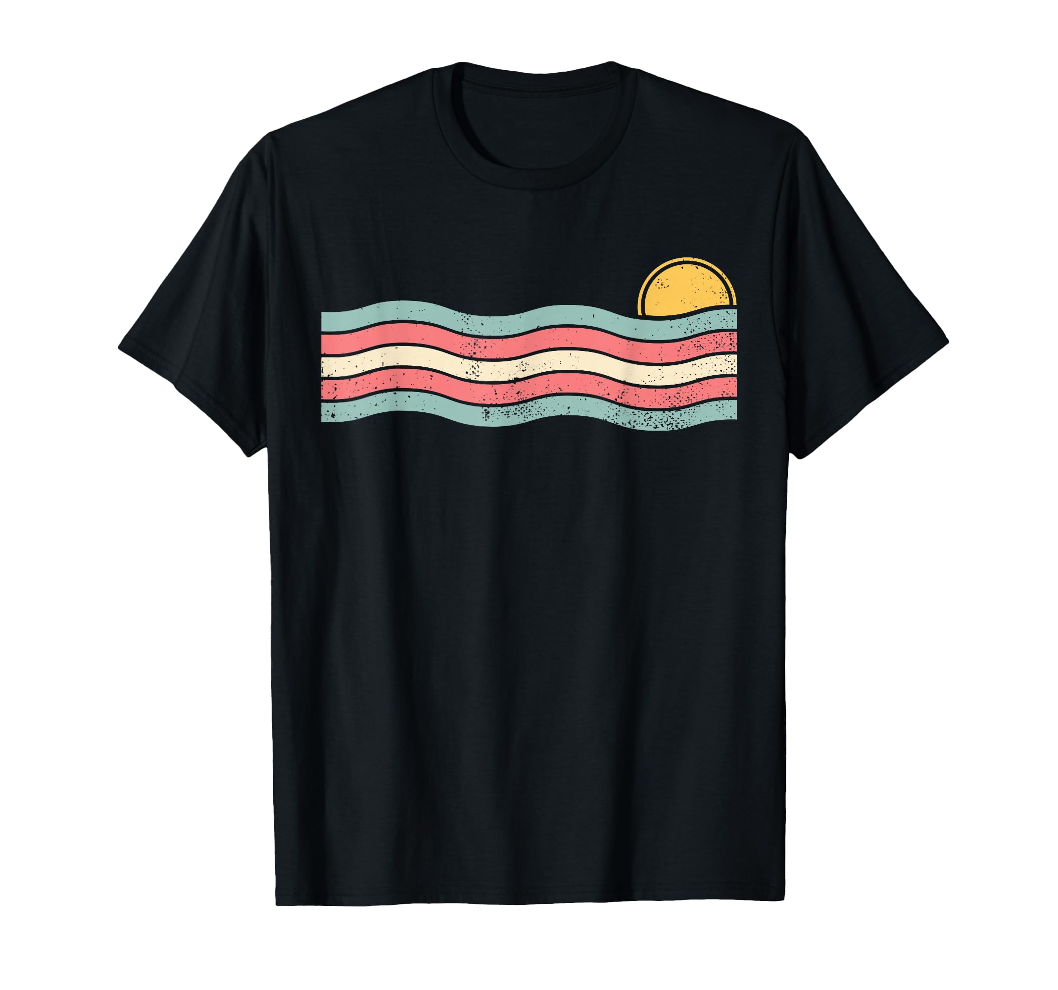 Subtle Trans Flag Sunset T-Shirt - Novelty Apparel Men Women - T-Shirt, Sweatshirt, Hoodie