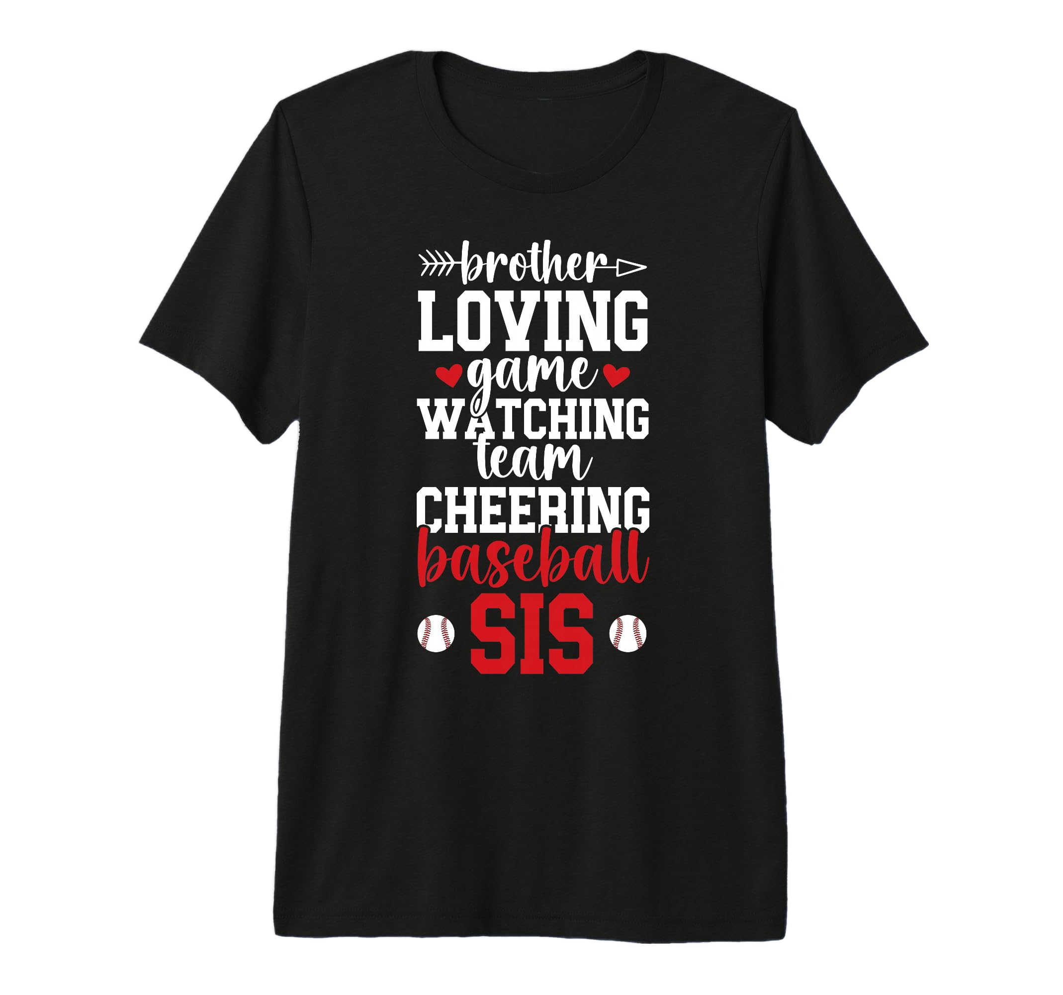 Baseball Sis Baseball Sister Baseball T-Shirt - Unique Graphic Men Women - T-Shirt, Sweatshirt, Hoodie